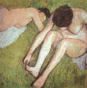Edgar Degas Bathers on the Grass China oil painting reproduction